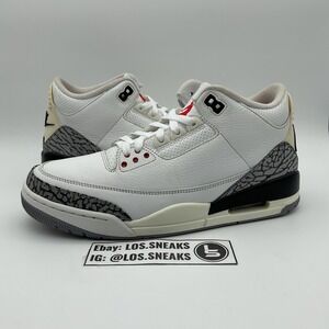 Size 9.5 - Jordan 3 Retro Mid White Cement Reimagined (DN3707-100)